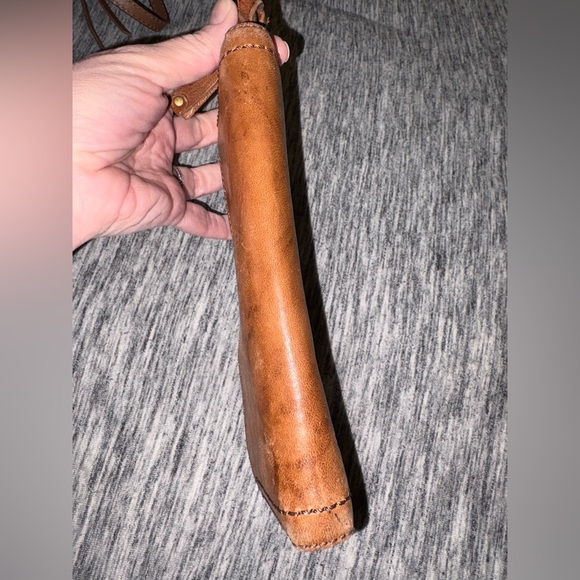 Frye DEMI Leather Zip Around Wallet Whiskey Distressed Western Bohemian - Picture 15 of 15